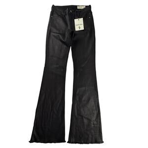 PISTOLA Black Flare Jeans - Y2K Style - Size 27